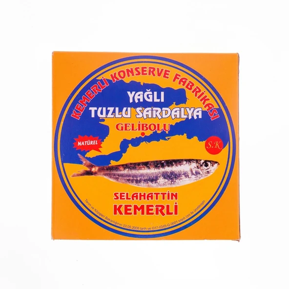 Selahatti̇n Kemerli̇ Yağlı Tuzlu Teneke Sardalya 275 Gr ürün görseli
