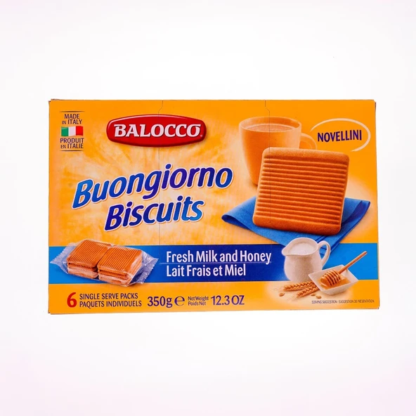 Balocco Novellini Ballı Bisküvi̇ 350 Gr ürün görseli
