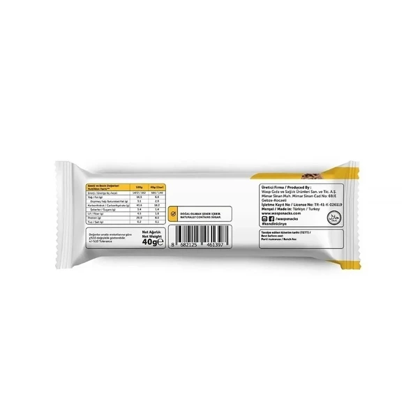 Waspco Kurabi̇ye Aromalı Protein Bar 40 Gr - 2