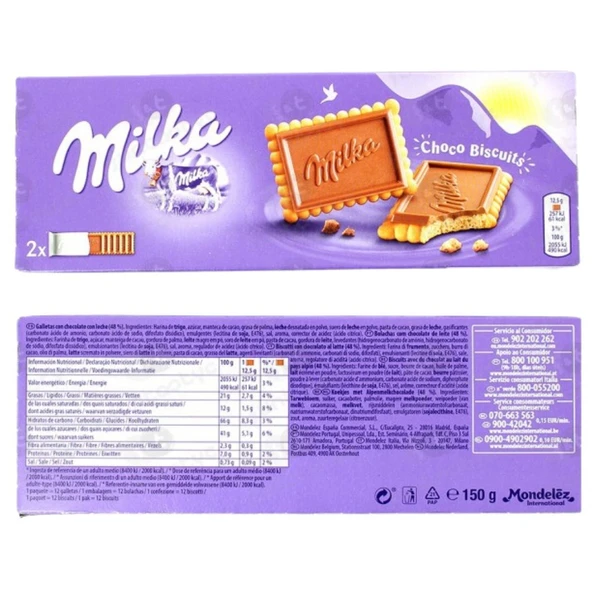 Milka Biscuits 150 Gr - Resim 3