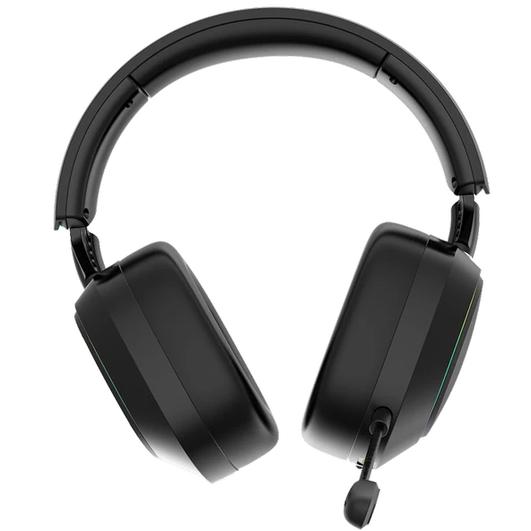 GameBooster WBH23B Nemesis PRO RGB Wireless 2.4G+BT Siyah Kablosuz Gaming Kulaklık - Resim 3