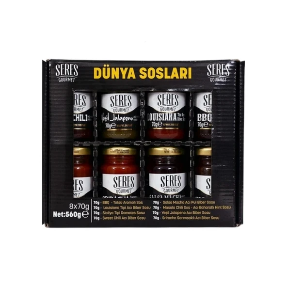 Seres Foods Gurme Soslari Set 8* 70 Gr 560 Gr ürün görseli