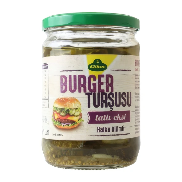 Kühne Tatlı Ekşi̇ Burger Turşusu 530 Gr ürün görseli