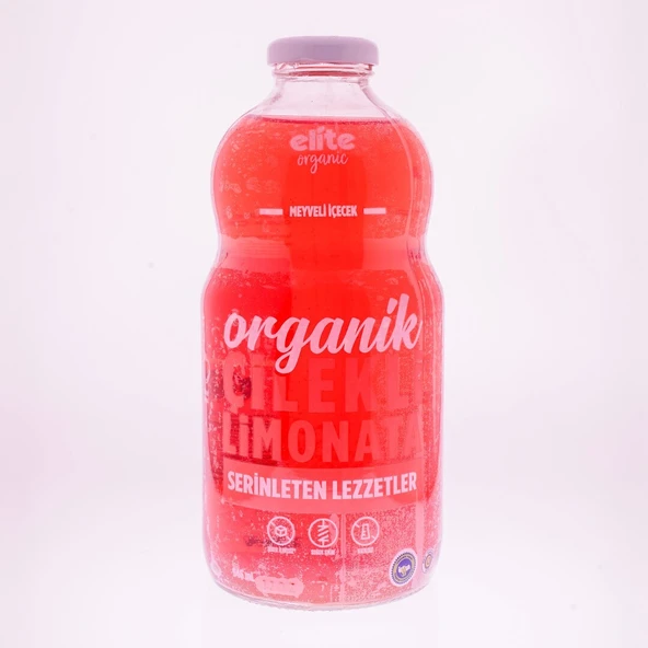 Elite Organi̇k Çi̇lekli̇ Li̇monata 946 Ml ürün görseli