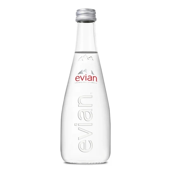 Evian Doğal Mi̇neralli̇ Su Cam Şi̇şe 330 Ml ürün görseli