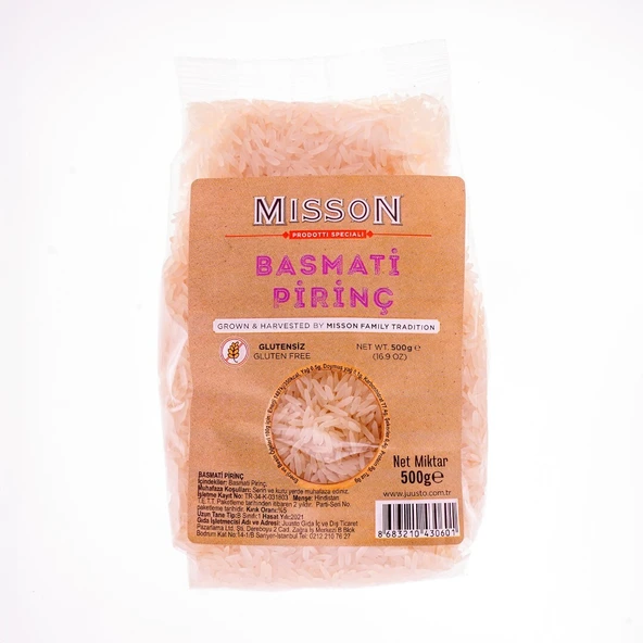 Misson Basmati̇ Pi̇ri̇nç 500 Gr ürün görseli
