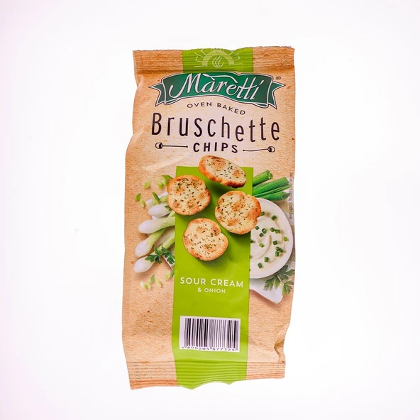 Maretti Ekşi̇ Krema & Soğanli Bruschette Cips 70 Gr ürün görseli