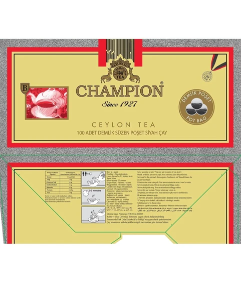 Champion Seylan Demlik Poşet 320 Gr - 2