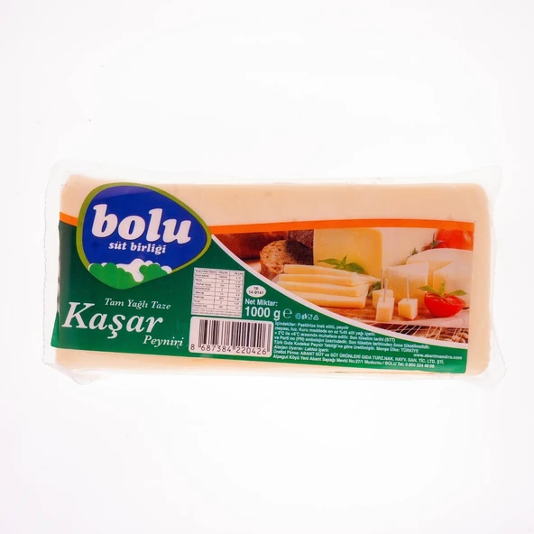 Bolu Süt Bi̇rli̇ği̇ Tam Yağlı Kaşar Peyniri̇ 1000 Gr