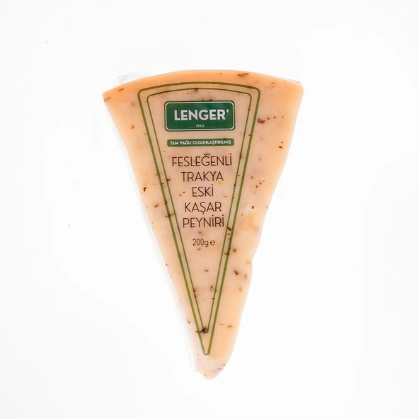 Lenger Fesleğenli̇ Trakya Eski̇ Kaşar Peyniri̇ 200 Gr ürün görseli