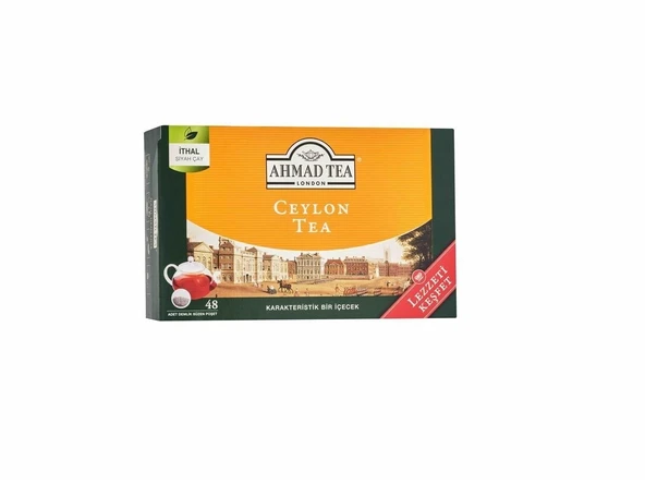 Ahmad Tea Ceylon Demli̇k Poşet Çay 48'li̇ 153.6 Gr ürün görseli