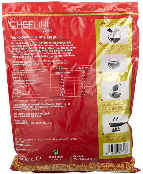 Chefline Panko 1000 Gr - 2