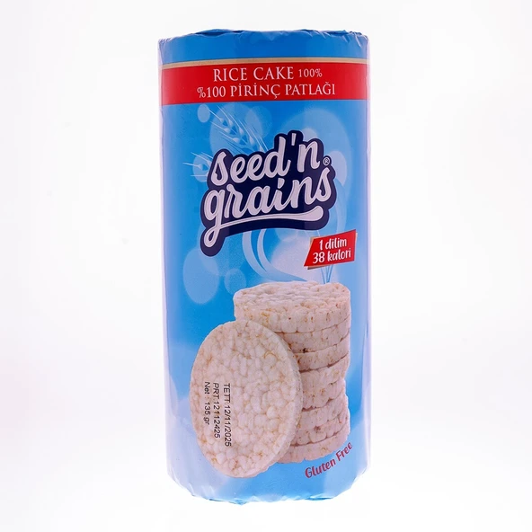 Seed'n Grains Pi̇ri̇nç Patlaği 135 Gr ürün görseli