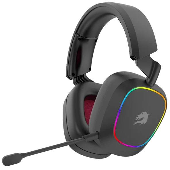 GameBooster WBH23B Nemesis PRO RGB Wireless 2.4G+BT Siyah Kablosuz Gaming Kulaklık ürün görseli