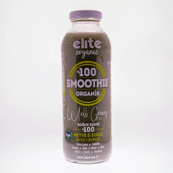 Elite Organi̇k Smoothie Yeşi̇l 414 Ml ürün görseli