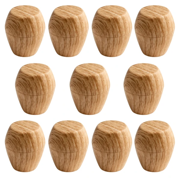 Merkür Düğme Kulp 10 ADET Açık Ceviz Renk Mobilya Mutfak Dolap Dolabı Çekmece Kulpu Kulbu Plastik ürün görseli