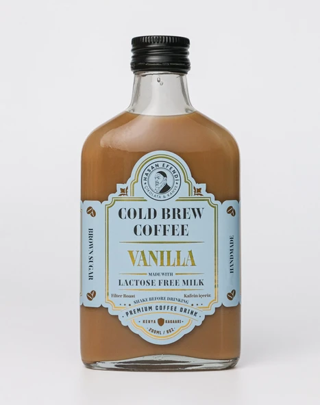 Hasan Efendi̇ Vani̇lya Aromalı Cold Brew Coffee 200 Ml ürün görseli