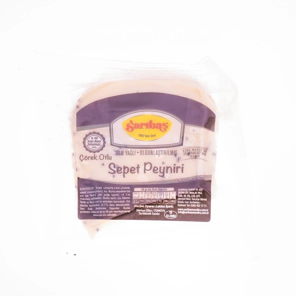 Sarıbaş Çörekotlu Sepet Peyniri̇ 350 Gr ürün görseli