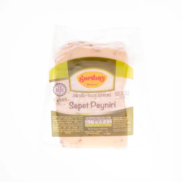 Sarıbaş Keki̇kli̇ Sepet Peyniri̇ 350 Gr ürün görseli