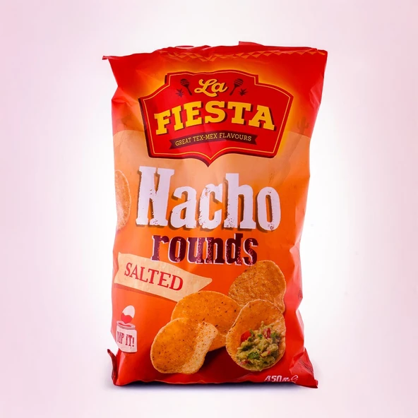 La Fiesta Salted Nacho Rounds Cips 450 Gr ürün görseli