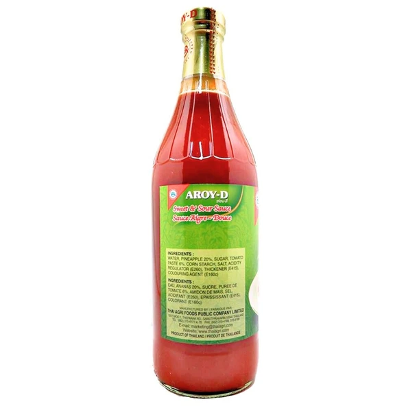 Aroy-d Tatlı Ekşi̇ Sos 840 Gr - Resim 2