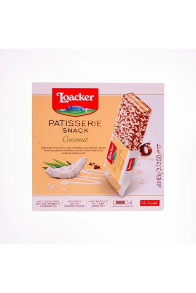 Loacker Gran Patisserie Creme Coconut 63 Gr ürün görseli