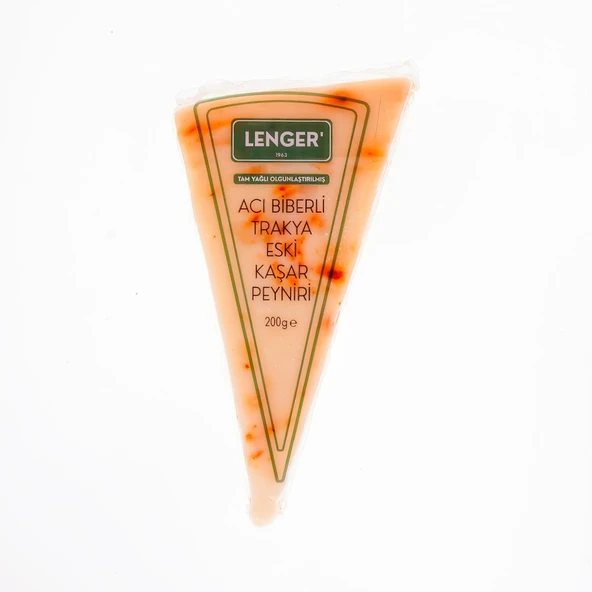 Lenger Acı Bi̇berli̇ Trakya Eski̇ Kaşar Peyniri̇ 200 Gr ürün görseli