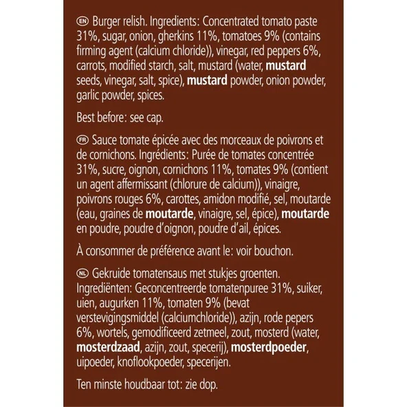 Heinz Burger Relish 2150 Ml - Resim 3