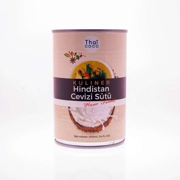 Thai Coco Konserve Hi̇ndi̇stan Cevi̇zi̇ Sütü 400 Ml