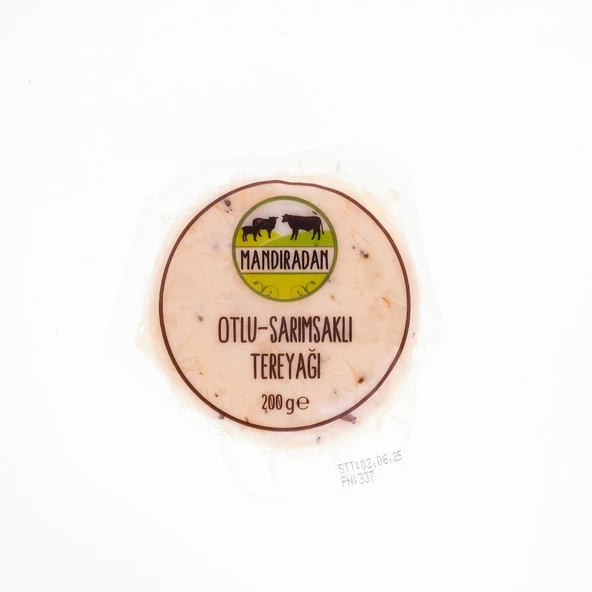 Mandıradan Otlu Sarımsaklı Tereyağ 200 Gr