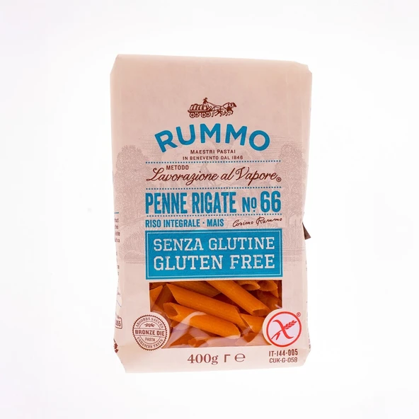 Rummo Gluten Free Penne Rigate No 66 400 Gr