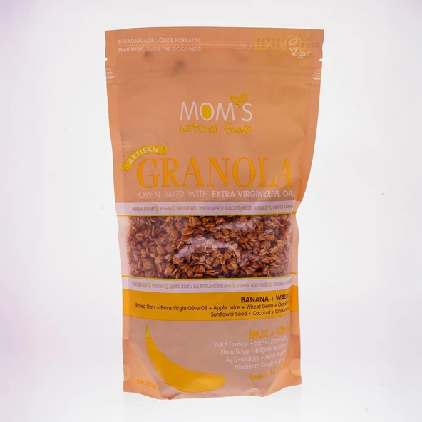 Moms Muz Cevi̇z Granola 360 Gr ürün görseli