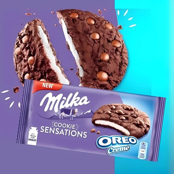 Milka Sensation Oreo Cookies 156 Gr - Resim 2