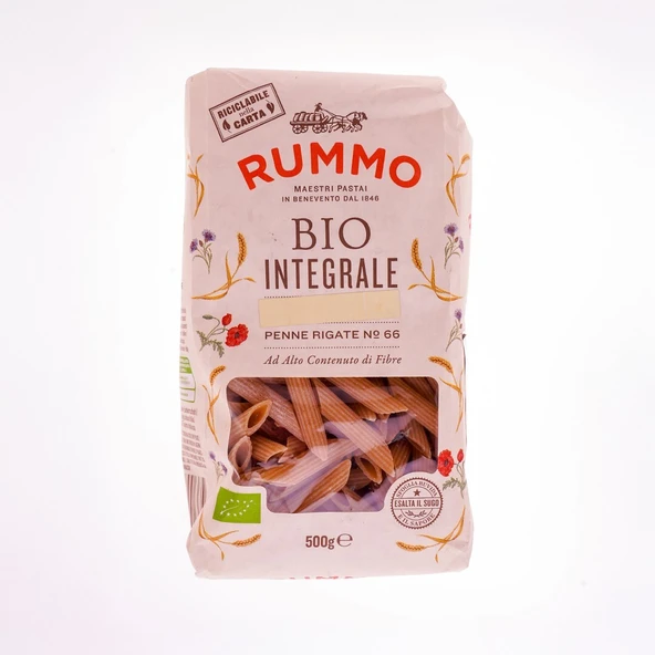 Rummo Bio Integrale Kepekli̇ Penne Rigate No 66 500 Gr ürün görseli