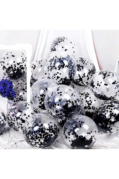 MSDA Metalik Balon ve Konfetili Balon Seti - 3