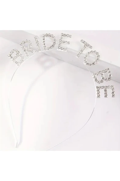 MSDA Bride Tobe Gelin Takımı Gelin Tacı Gümüş - 1