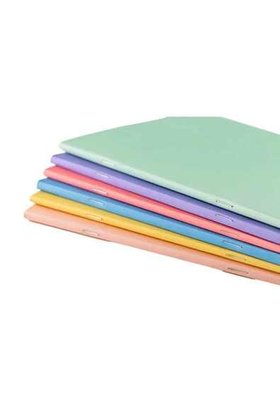 Colors A5 40 Yaprak KARELİ Karton Kapak Mor - Resim 4