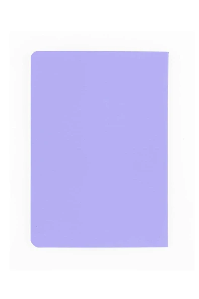 Colors A5 40 Yaprak KARELİ Karton Kapak Mor - Resim 3