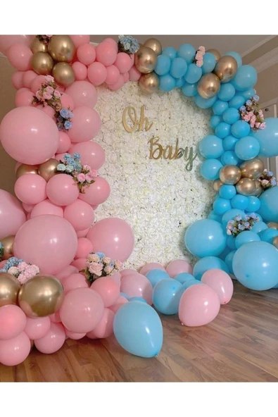 MSDA Cinsiyet Belirleme Partisi Kız Mı ? Erkek Mi? Balon Zinciri - 1