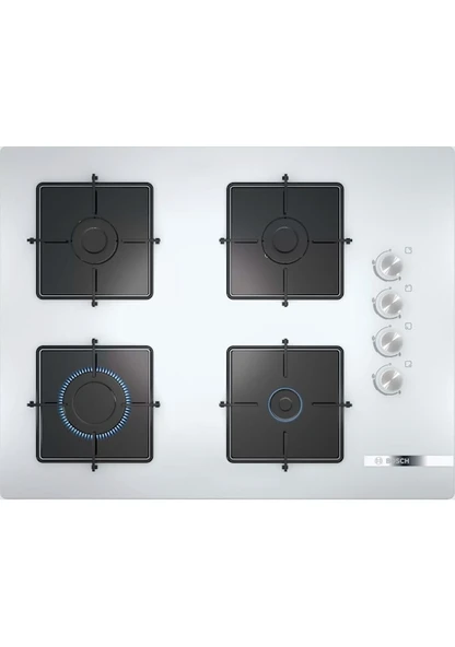Bosch POP7C2O12O Beyaz Cam Ankastre Ocak - 1