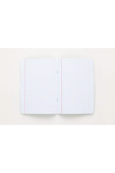 Colors A5 40 Yaprak KARELİ Karton Kapak Mor - Resim 2