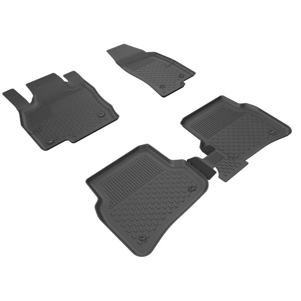 Sahler Volkswagen T-Cross 2022 ve Sonrası 4.5D Paspas 3D Rizline ÜST Bagaj Havuzu Set - 4