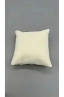 Süet Kumaş Krem Renk 5 Adet 8/8 Cm Takı Yastığı - Resim 2