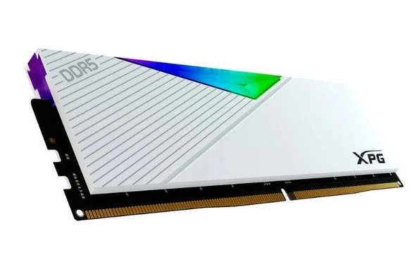 XPG Lancer Beyaz RGB DDR5-6400Mhz CL32 32GB (2x16GB) Dual Kit (32-39-39) 1.40V - 3