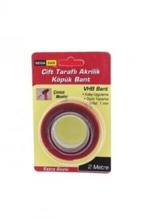 Çift Taraf Akrilik Şeffaf Silikon Bant 18mm*2mt - 2