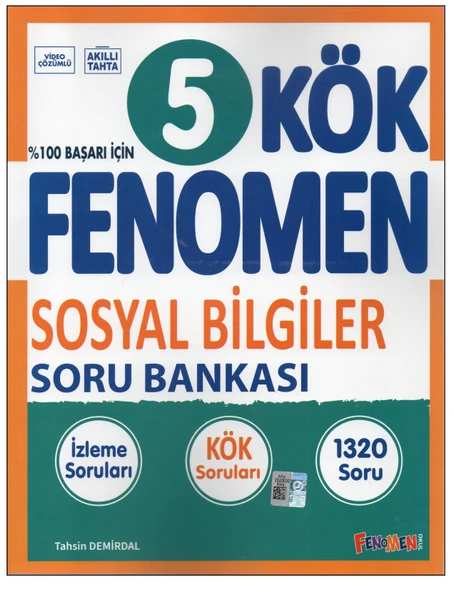 Fenomen 5. Sınıf Sosyal Bilgiler Kök Soru Bankası