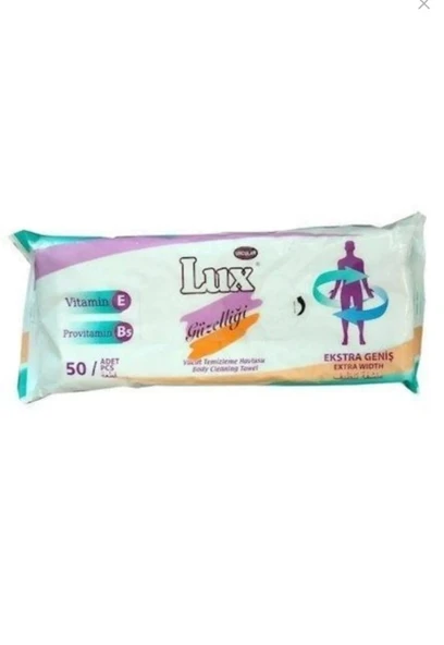 LUX Vücut Temizleme Havlusu 50'li - 1