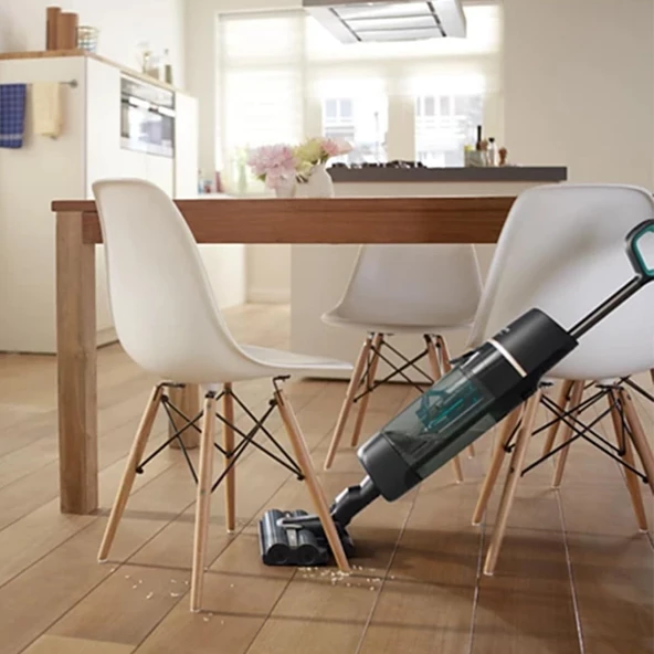 OUTLET ÜRÜN Philips Aqua Trio XW7110/01 Islak Kuru Şarjlı Dikey Süpürge - Resim 2