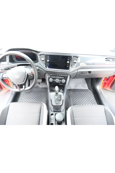 Sahler Volkswagen T-Roc 2019 ve Sonrası 4.5D Paspas 3D Rizline ALT Bagaj Havuzu - 2