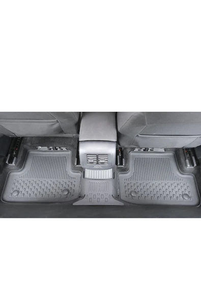 Sahler Volkswagen T-Roc 2019 ve Sonrası 4.5D Paspas 3D Rizline ALT Bagaj Havuzu - 4